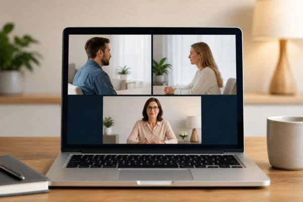Image of online shuttle mediation Cardiff